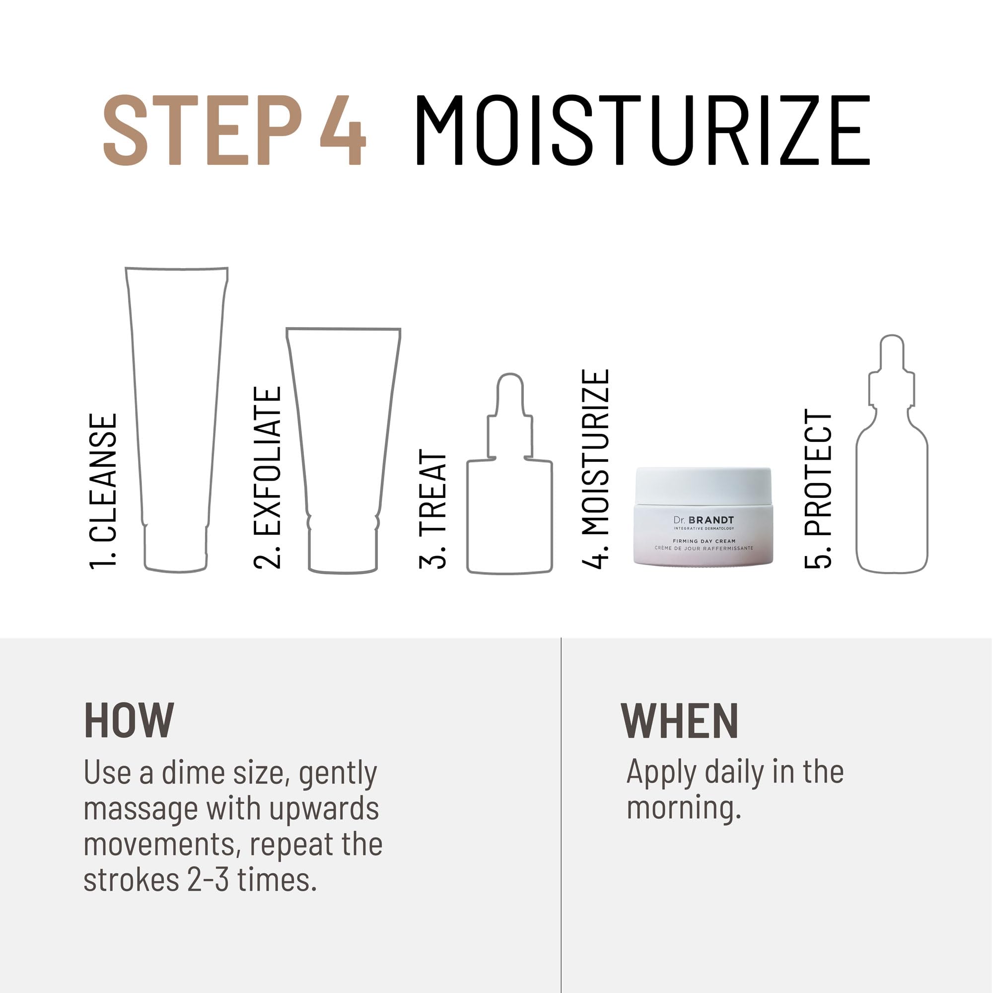 Dr. Brandt Dare to Age routine with moisturizer boosts daily self-care.