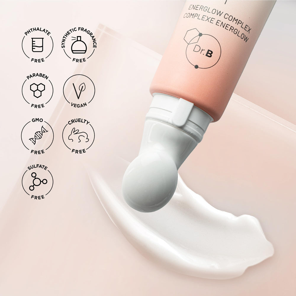 Cooling effect of Dr. Brandt iD-STRESS eye gel on the eye area.