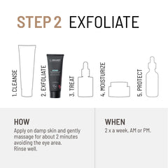 Dr. Brandt Renewing Face Exfoliator before-and-after use shows improved texture.