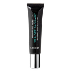 Dr. Brandt Needles No More Baggage 1oz jar front view for under-eye care.