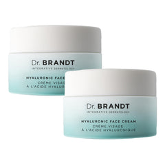 Dr Brandt Needles No More Hyaluronic Face Cream tube front in packaging for deep hydration