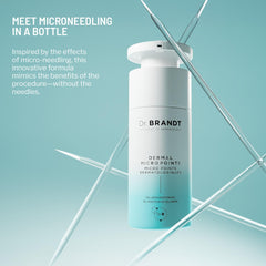 Dr. Brandt Needles No More creates microchannels to support skin texture