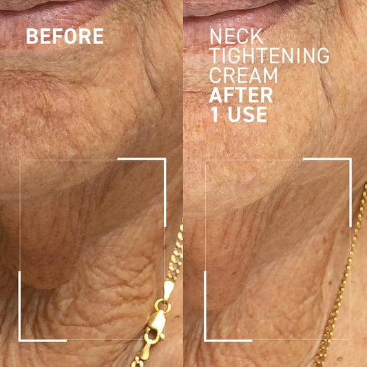 Dr Brandt rose quartz gua sha tool included for enhanced neck contouring.
