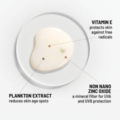 Dr. Brandt Skincare BTW swatch spreads smoothly with no white residue.