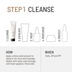 Two bottles of Dr. Brandt Dr. B Lab Oil-To-Foam Cleanser for routine