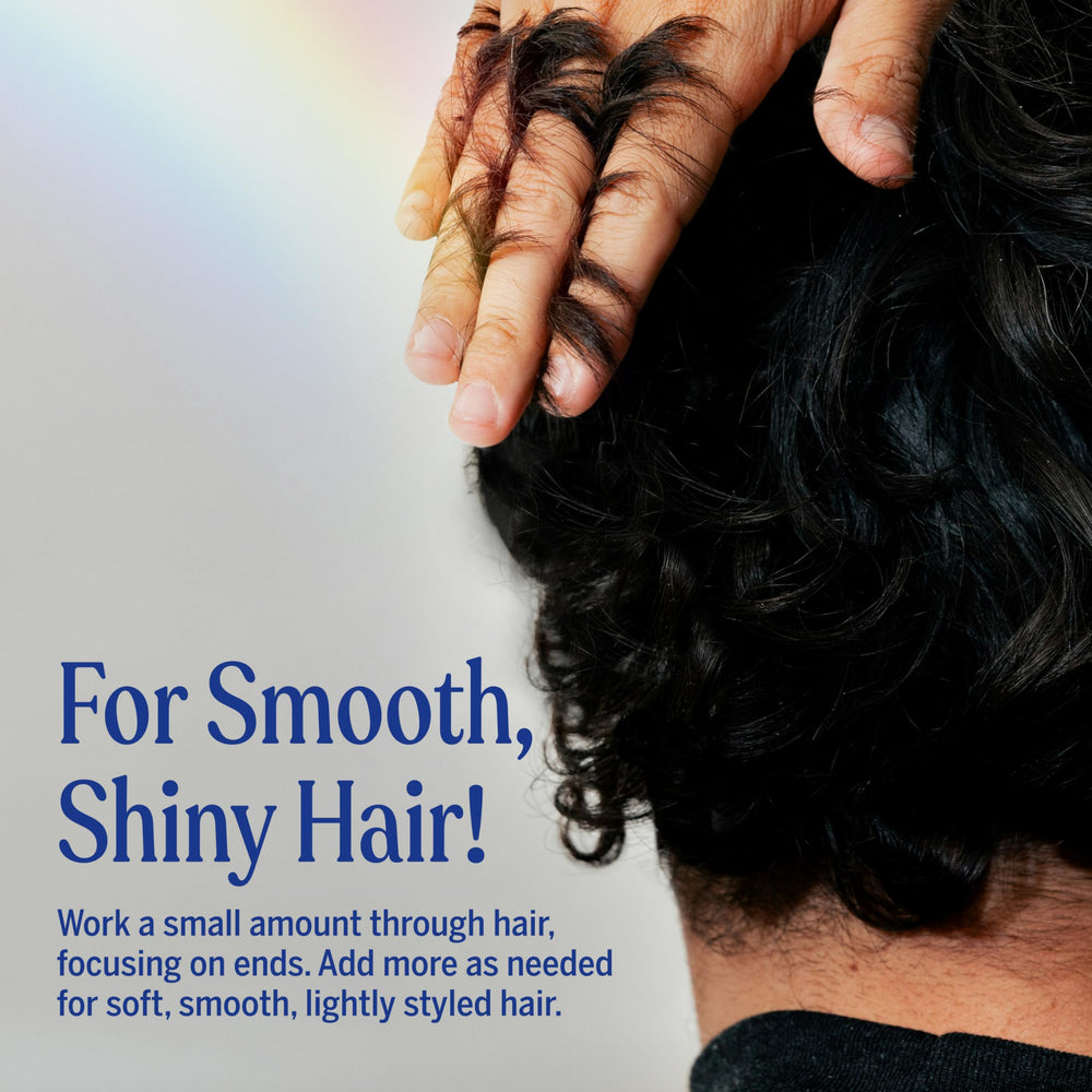 Dr. Bronner's Organic Hair Crème Peppermint jar close-up highlights nourishing oils.