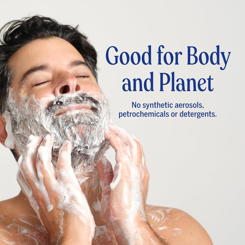 Dr. Bronner's organic shikakai powder in the shaving formula for gentleness.