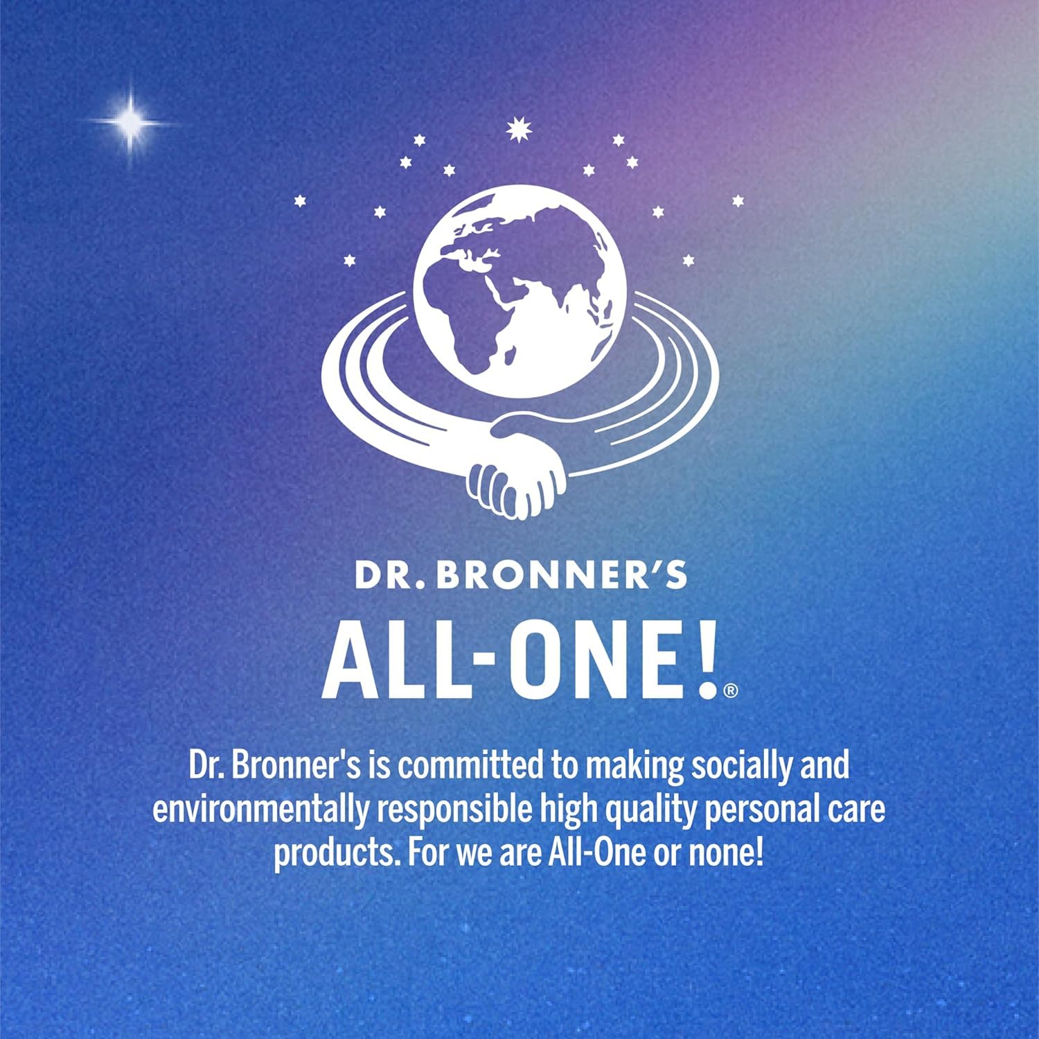 Dr. Bronner's organic sugar crystals enhancing hydration and finish.