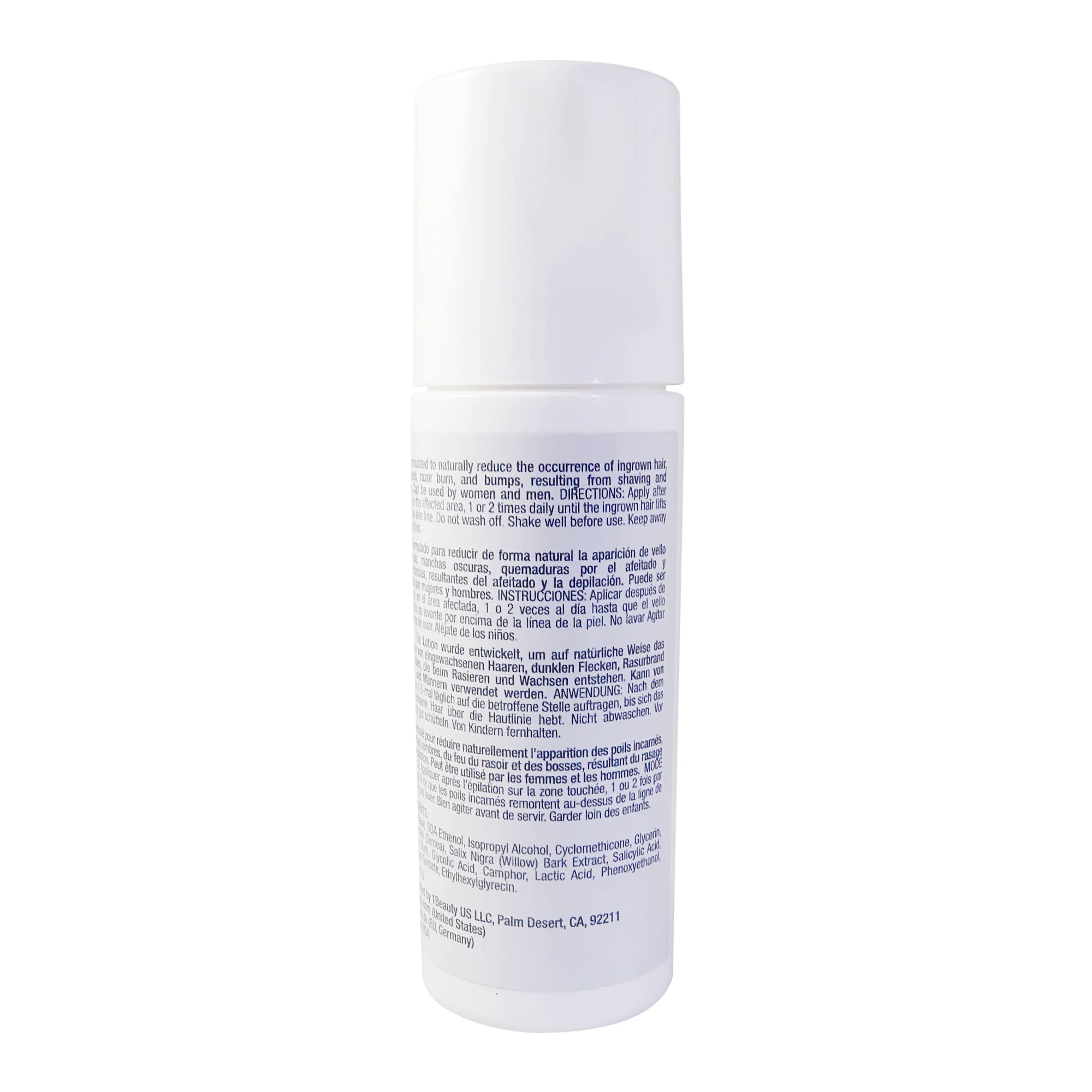Application scene of Dr. Bump Waxness Roll-On on skin after waxing to reduce irritation