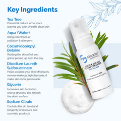 Cooling, non-oily finish on delicate skin after use with EyeCleanse