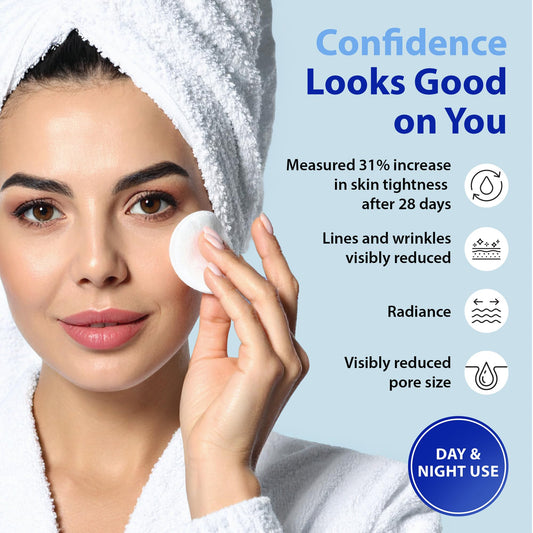 Dr. Denese SkinScience Advanced Firming Facial Pads close-up texture for refined skin