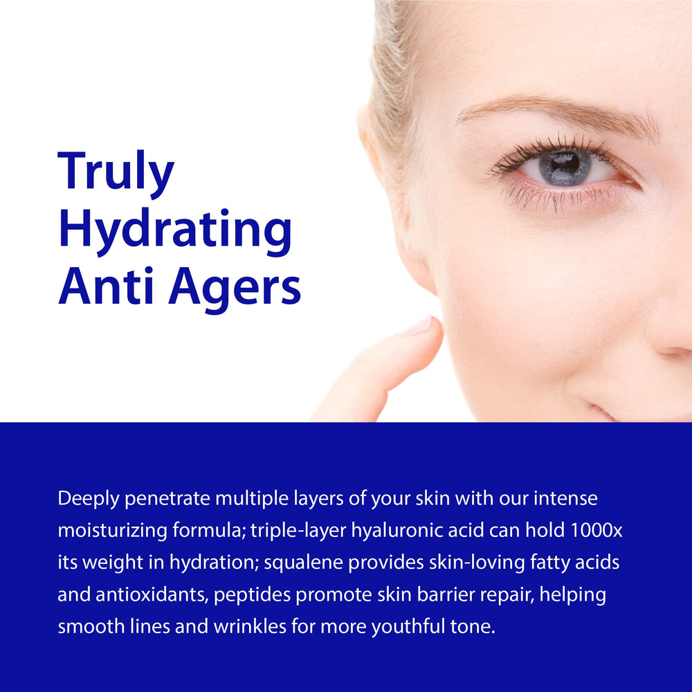Dr. Denese SkinScience Firming Eye Cream under-eye area with softer texture.