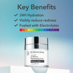Dr Dennis Gross Alpha Beta Balance gel-cream swirl demonstrates a cooling texture and comfortable hydration.