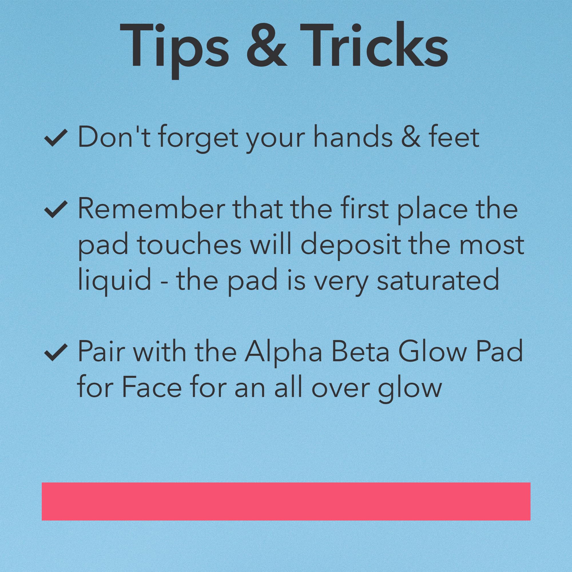 Dr Dennis Gross Glow Pad Body eight-towelette pack for convenience.
