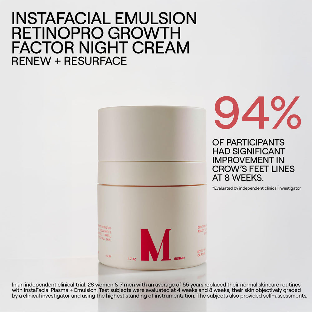 A swatch on skin demonstrates quick absorption and a non-greasy finish.