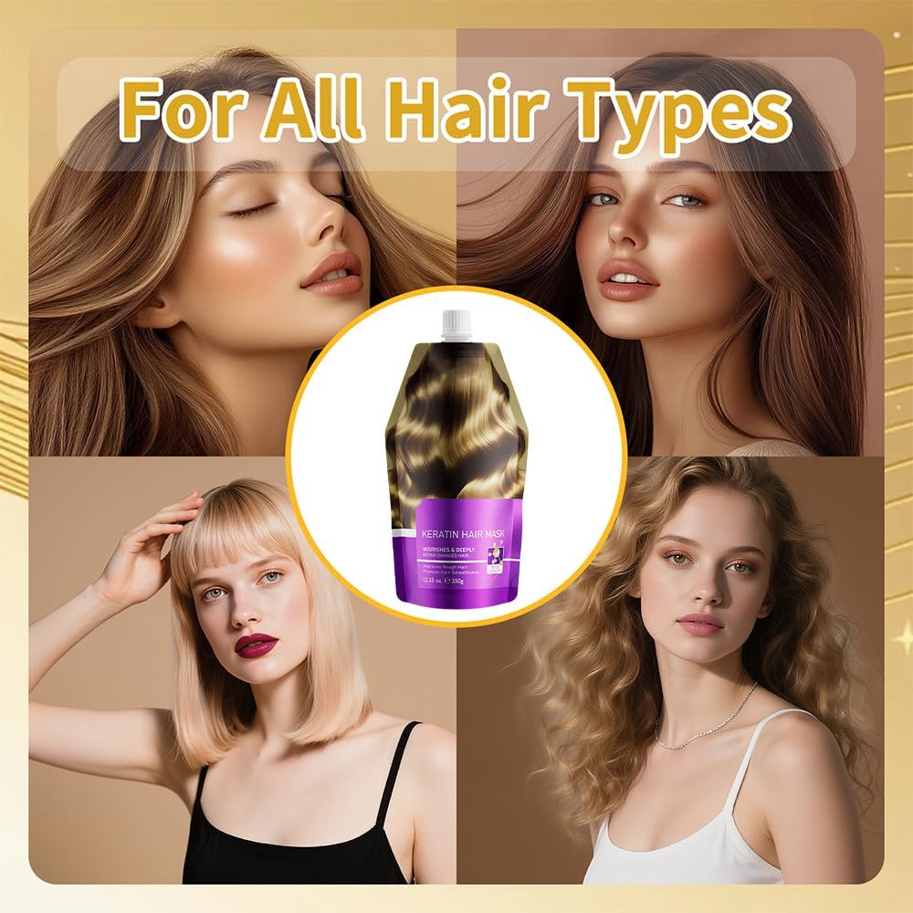 Silky-soft, manageable strands after DR.EMMET Keratin Mask treatment