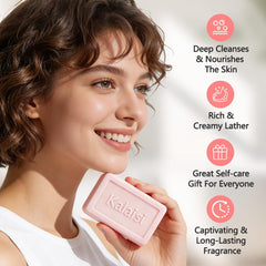DR.EMMET hand soap at sink shows easy cleansing and lasting scent.