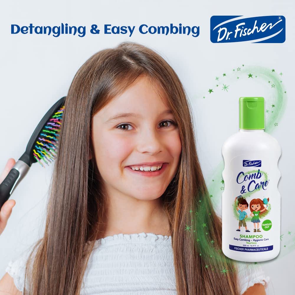 Dr. Fischer easy-combing after wash supports smooth, tangle-free hair.