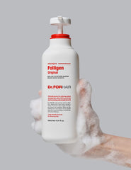 Dr.FORHAIR Folligen Original Shampoo hair aftercare with shine.