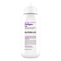 DR.FORHAIR Folligen Silk Treatment bottle pour delivering gentle scalp hydration.