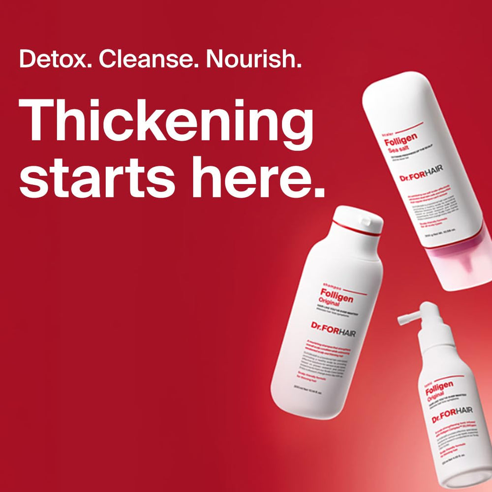 Travel-ready Dr.FORHAIR Folligen Tonic for daily scalp care