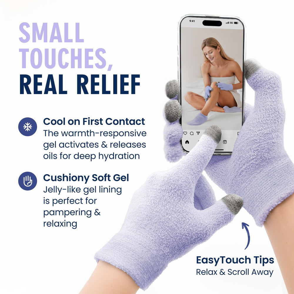 Dr. Frederick's Original Gel Gloves with EasyTouch tips enabling touchscreen use