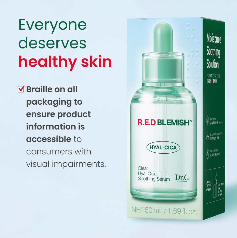 Dr. G serum swatches show texture and consistency for daily use