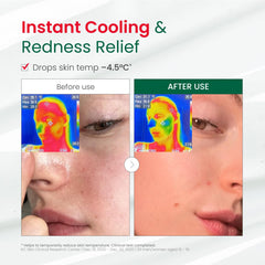 Dr. G R.E.D. serum applied to the face demonstrates quick absorption and soothing feel