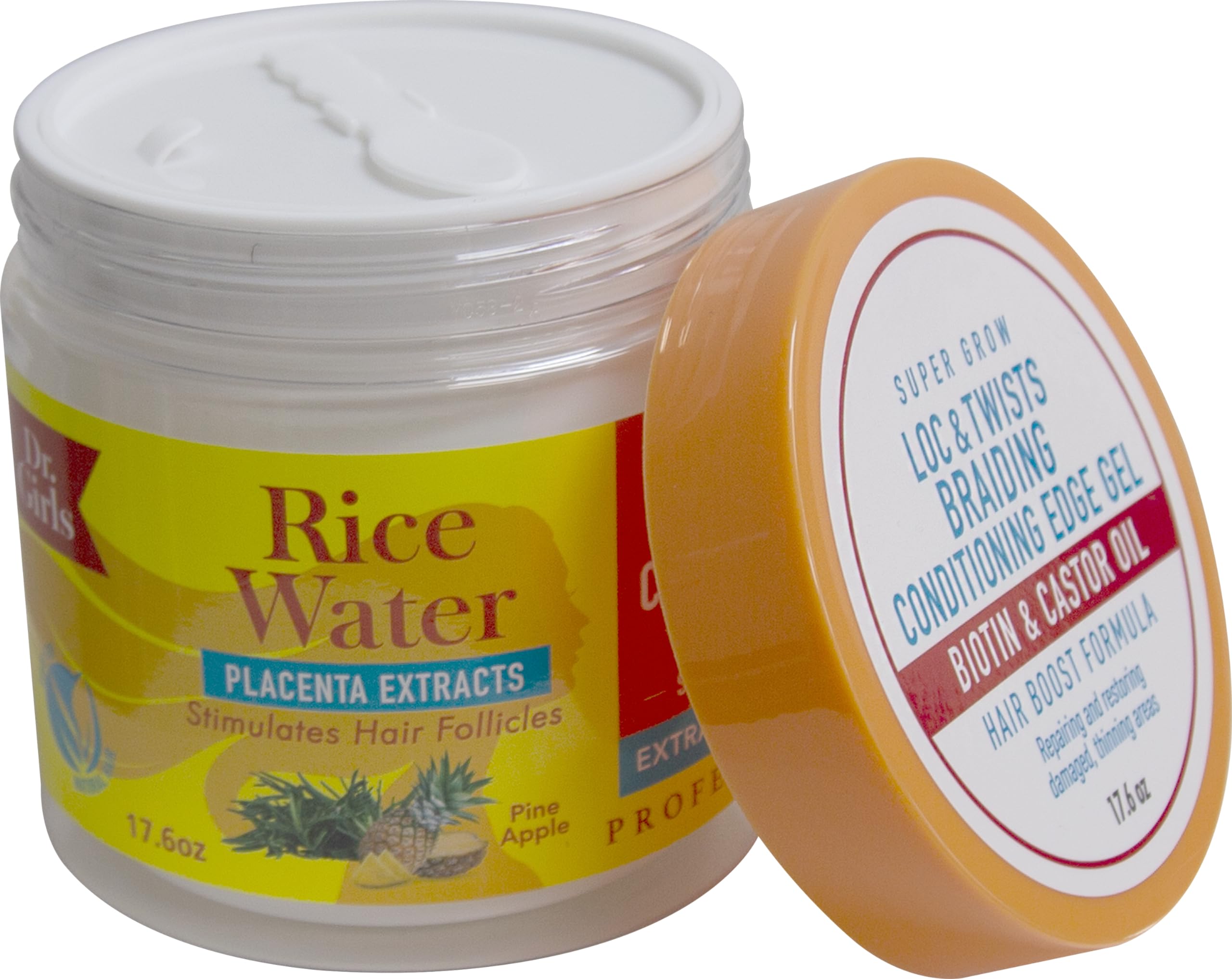 Dr. Girls Braiding Edge Gel for braid application keeps styles secure.