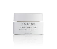 Dr. Grace Ultimate Peptide Cream bottle delivering premium daily hydration.