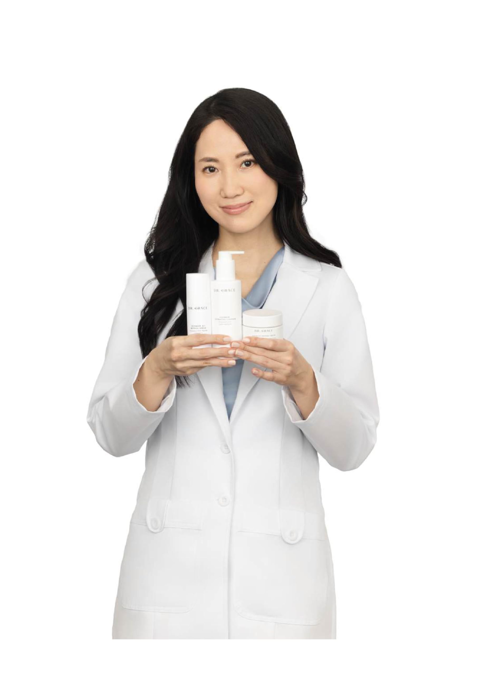 Ceramides and antioxidants highlight Dr. Grace cream ingredients.