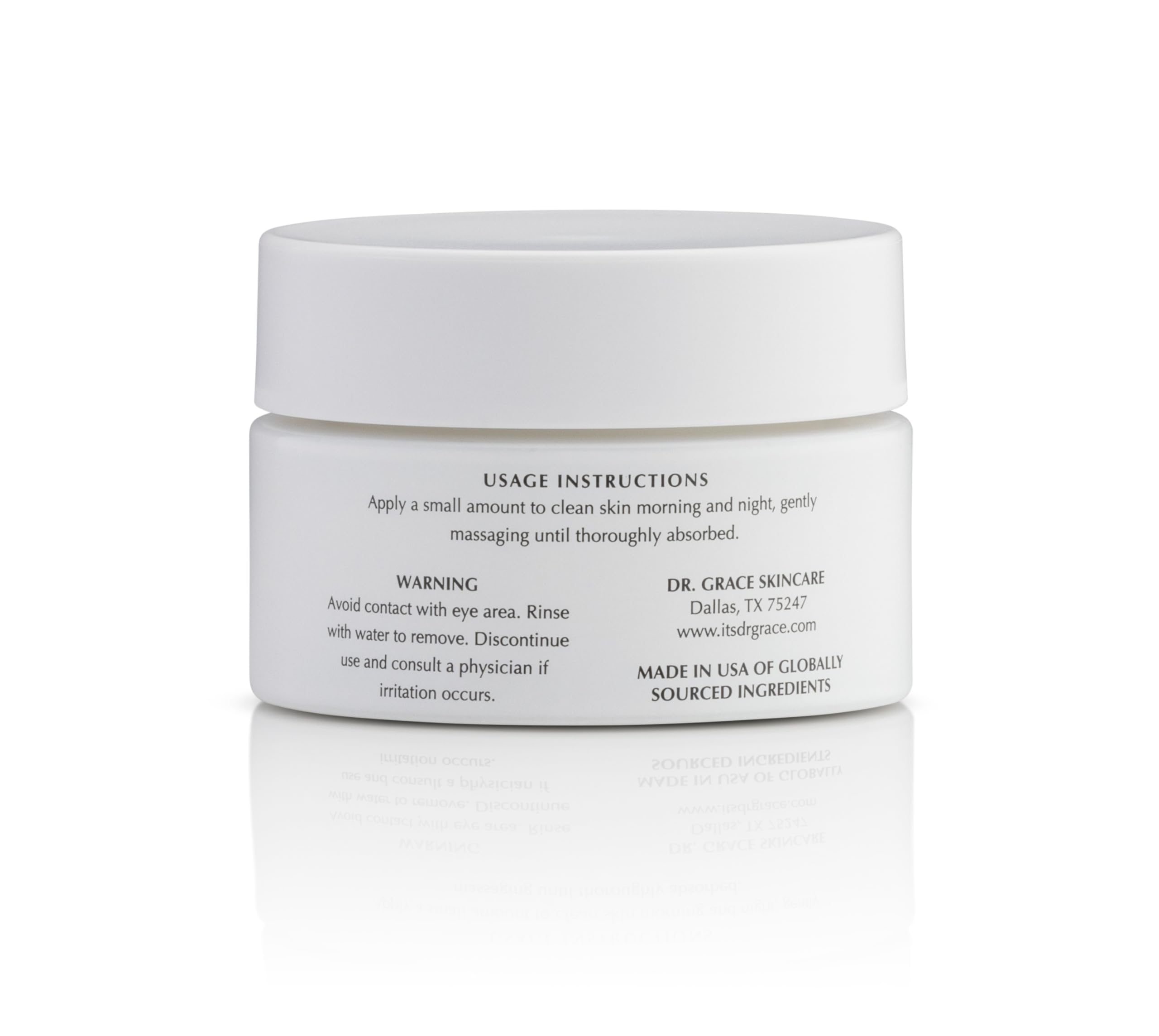 Texture close-up of Dr. Grace Ultimate Peptide Cream for smooth application.