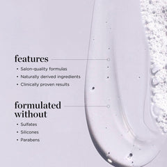 Biotin ingredient graphic illustrating Dr. Groot support for hair strength