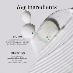 Dr. Groot bottle close-up label highlighting biotin and prebiotics benefits