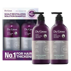 Dr. Groot front packaging showing two bottles and volumizing benefit