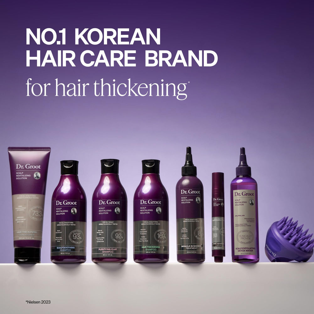 Dr. Groot lifestyle beach ready hair showcasing added volume and natural movement