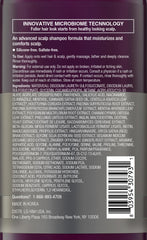 Leaves hair feeling refreshed with purified roots after washing.