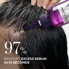 Dr. Groot Rosemary-Salicylic-Menthol formula close-up highlights cooling and clarifying action