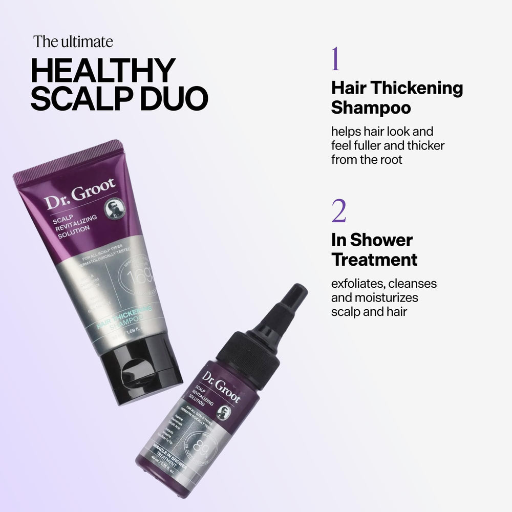 Dr. Groot treatment with rosemary oil droplet emphasizing natural nourishment