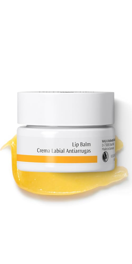 Dr Hauschka Lip Balm being applied to lips for soothing moisture