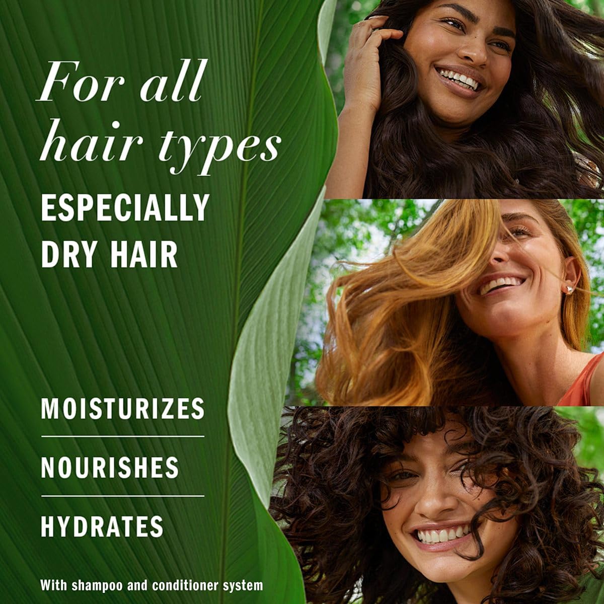 End texture closeup highlighting frizz control and hydration benefits