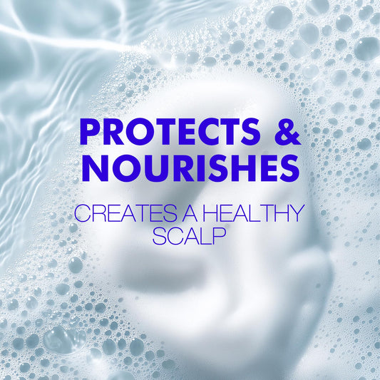 Dr Healdy shampoo label close-up highlighting sulfate-free gentle cleansing.