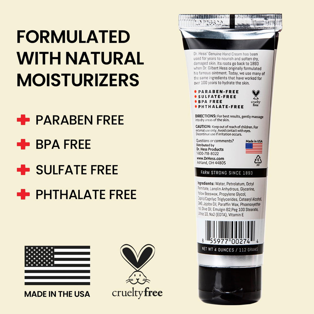 Dr. Hess cruelty-free label indicating ethical skincare