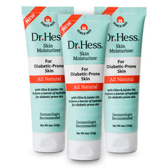 Dr. Hess Skin Moisturizer bottle showing deep hydration for diabetic-prone skin