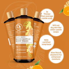 DR.JACOBS NATURALS aloe vera and vitamin E for hydrated skin.