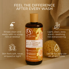 Dr. Jacobs Naturals bottle label highlighting USA-made formulation