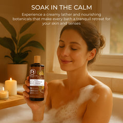 DR.JACOBS NATURALS Coconut and Olive oil blend on bottle supports gentle cleansing.