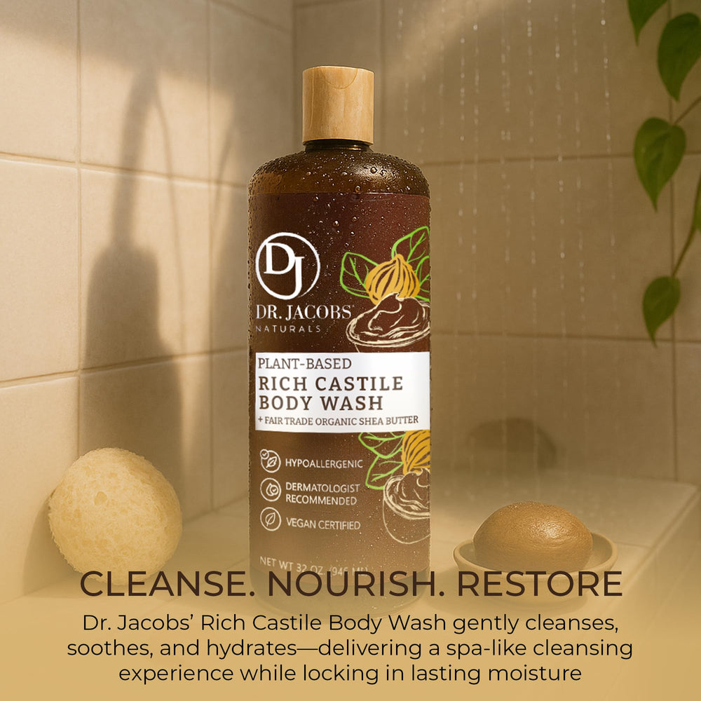 DR.JACOBS NATURALS Pump bottle close-up demonstrates easy, controlled dispensing.