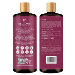 Dr. Jacobs Naturals Rose Castile Soap lather for a refreshing cleanse.