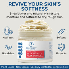 Whipped-shea-texture close-up showing light, airy consistency for fast absorption